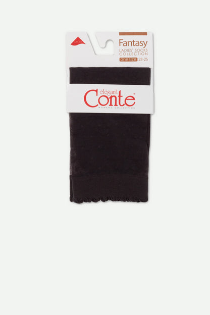 Socks Conte Fantasy - Polka Dot With a Cuff