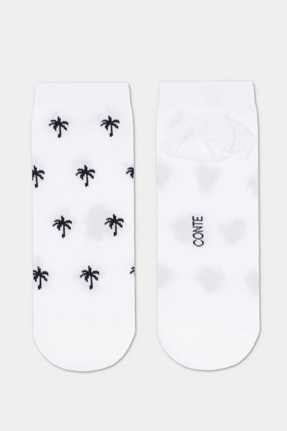 Cotton Ankle Socks Conte Active - 589 Palm Trees